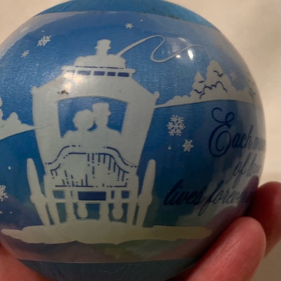 Set 2 Hallmark 1982 Moments Of Love Satin Ball & Disney Belle 3" RARE Ornaments - Picture 9 of 12